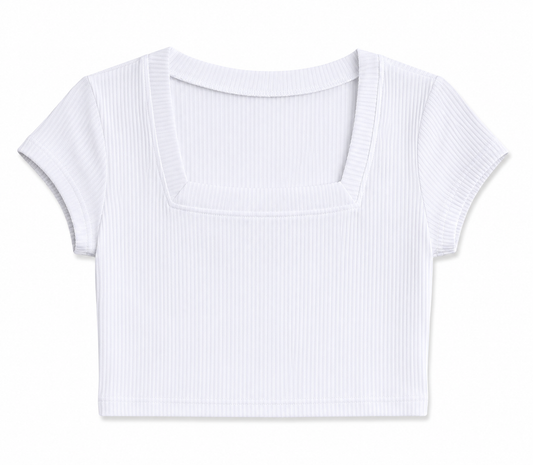 Blusa dama chica / mediana blanca M@N