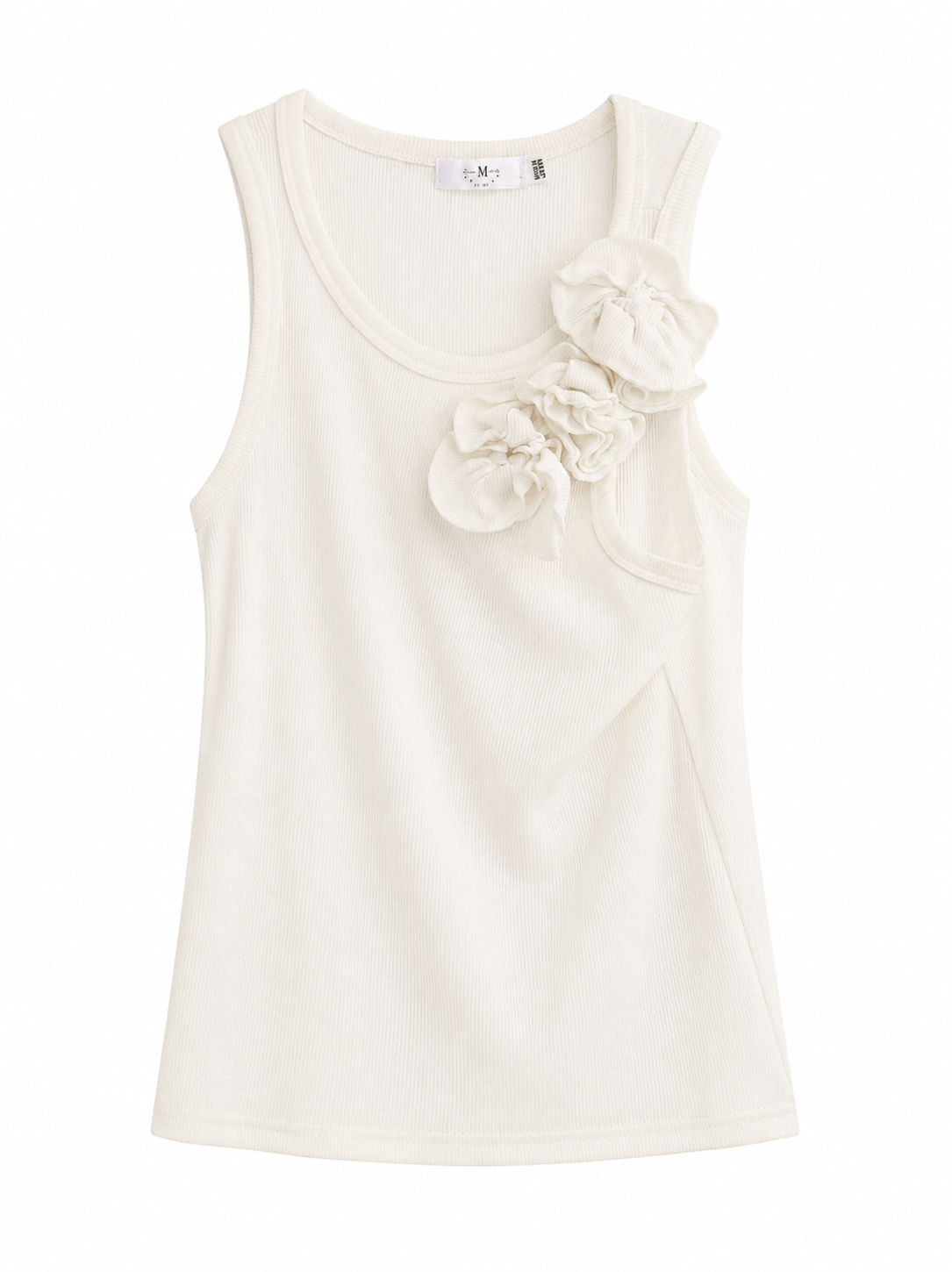 Blusa dama chica / mediana blanca AMAND@