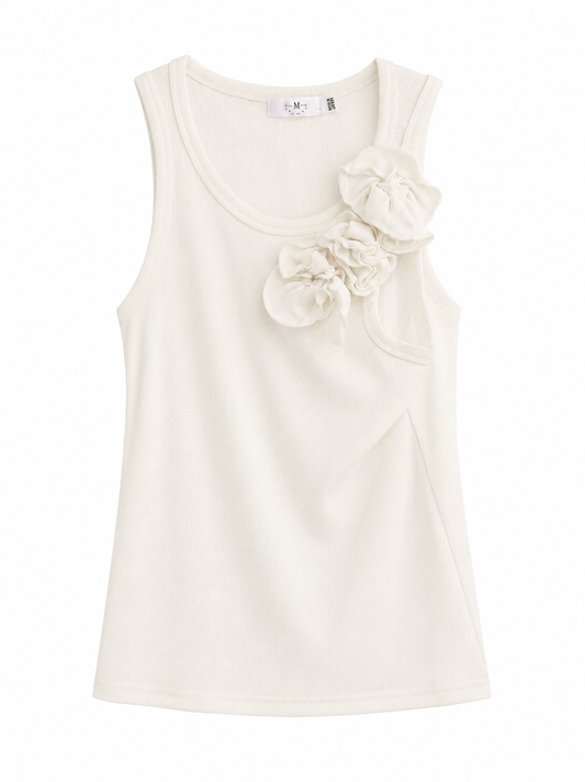 Blusa dama chica / mediana blanca AMAND@