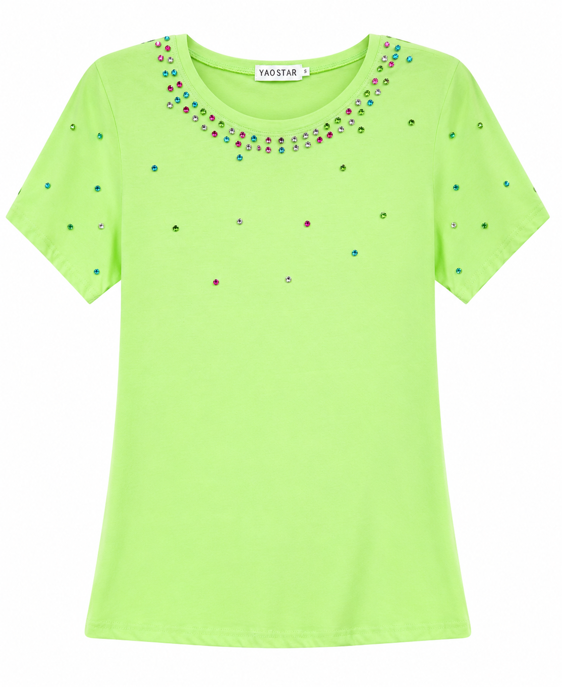 Blusa dama chica / mediana verde limón YA@STAR