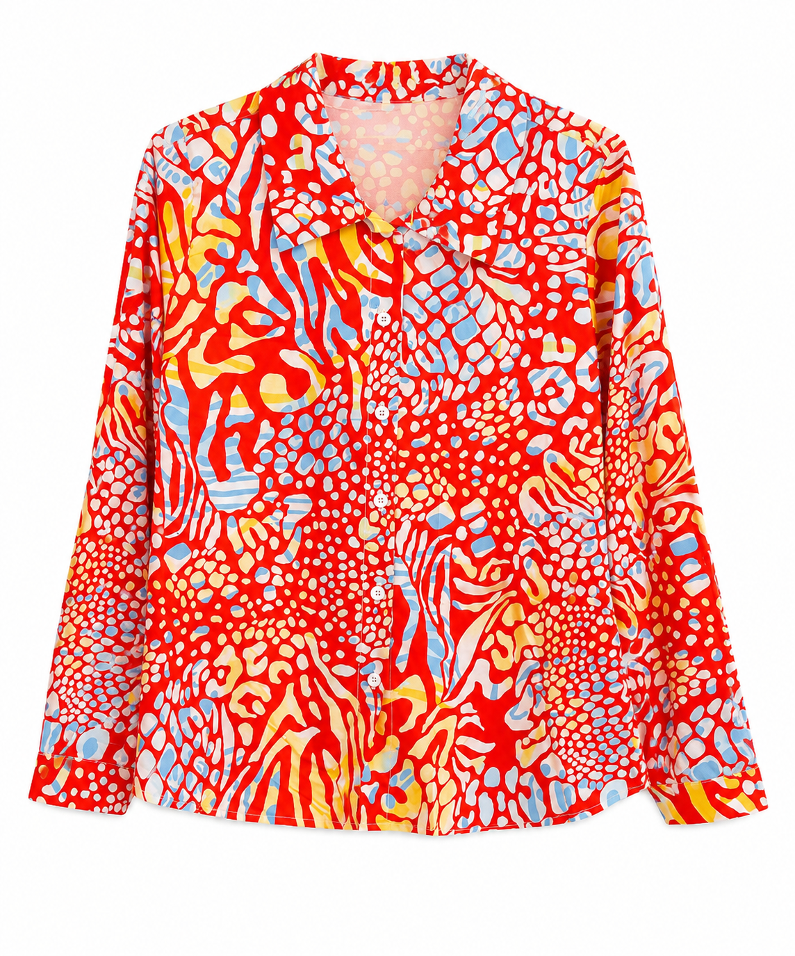 Camisa  dama chica Estampado Vibrante Multicolor SH@IN