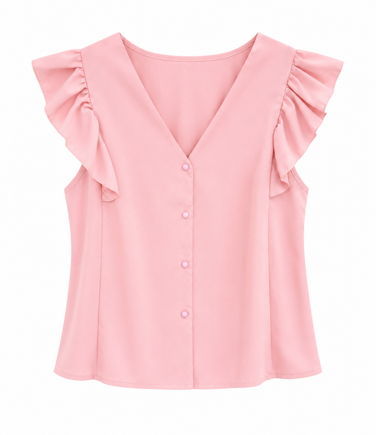 Blusa dama chica rosa
