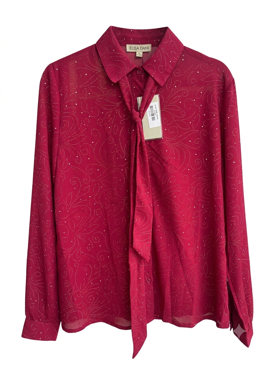 Camisa dama chica / mediana tinta con dorada LUL@  WHITE