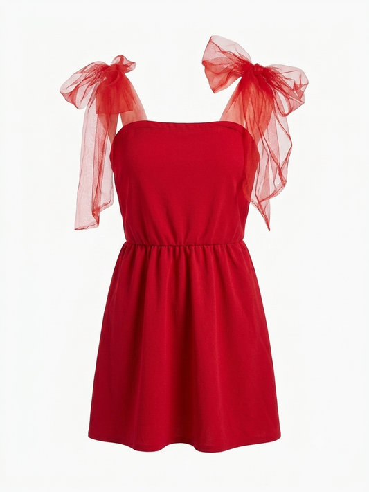 Vestido dama extra chico rojo SH@IN