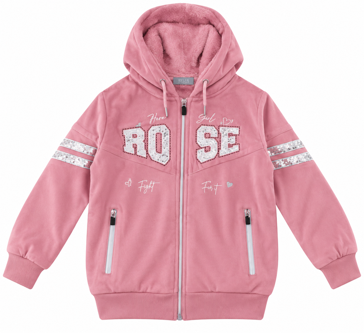 🩷 Set Niña Rose Sparkle 2 Piezas