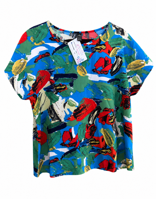 Blusa dama mediana estampado multicolor SH@IN