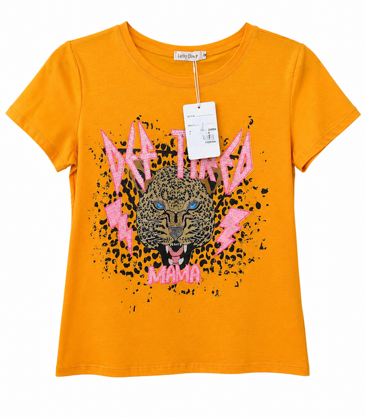 Blusa dama mediana amarilla L@CK CL@VER
