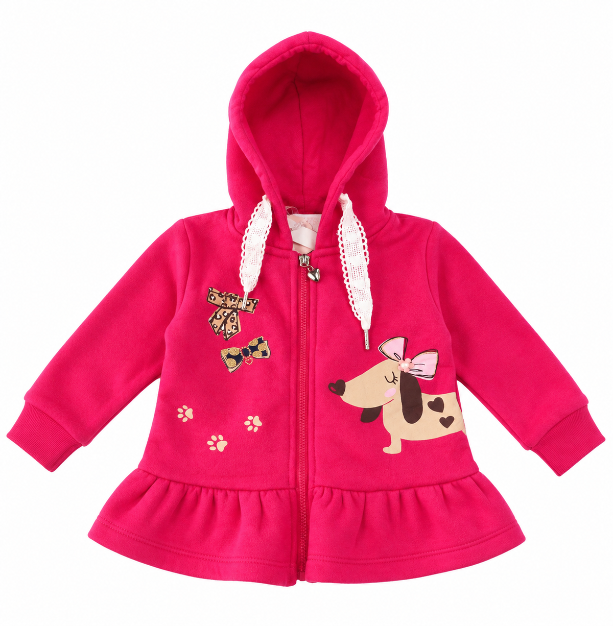 Set niña perrito fucsia 3 piezas 🎀🐶