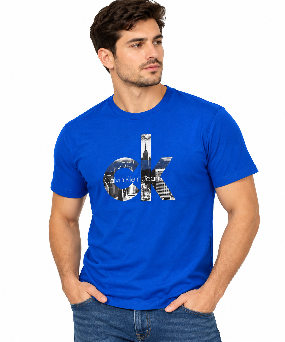 Playera caballero Skyline Urbano