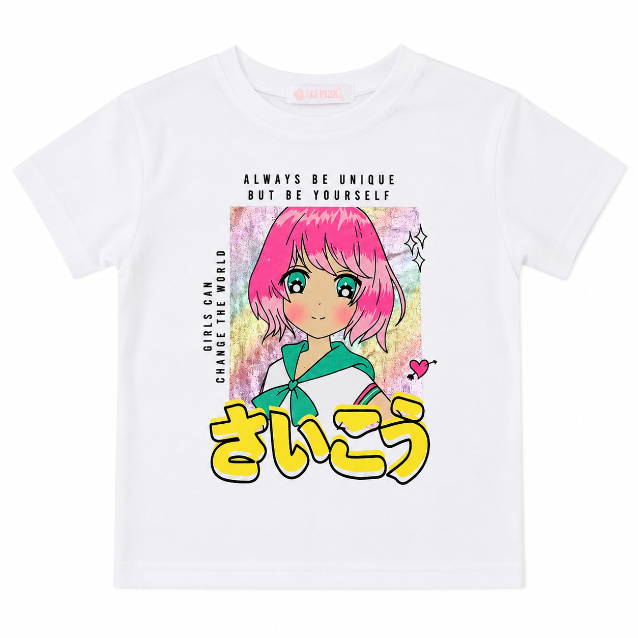 Blusa niña con estampado estilo anime