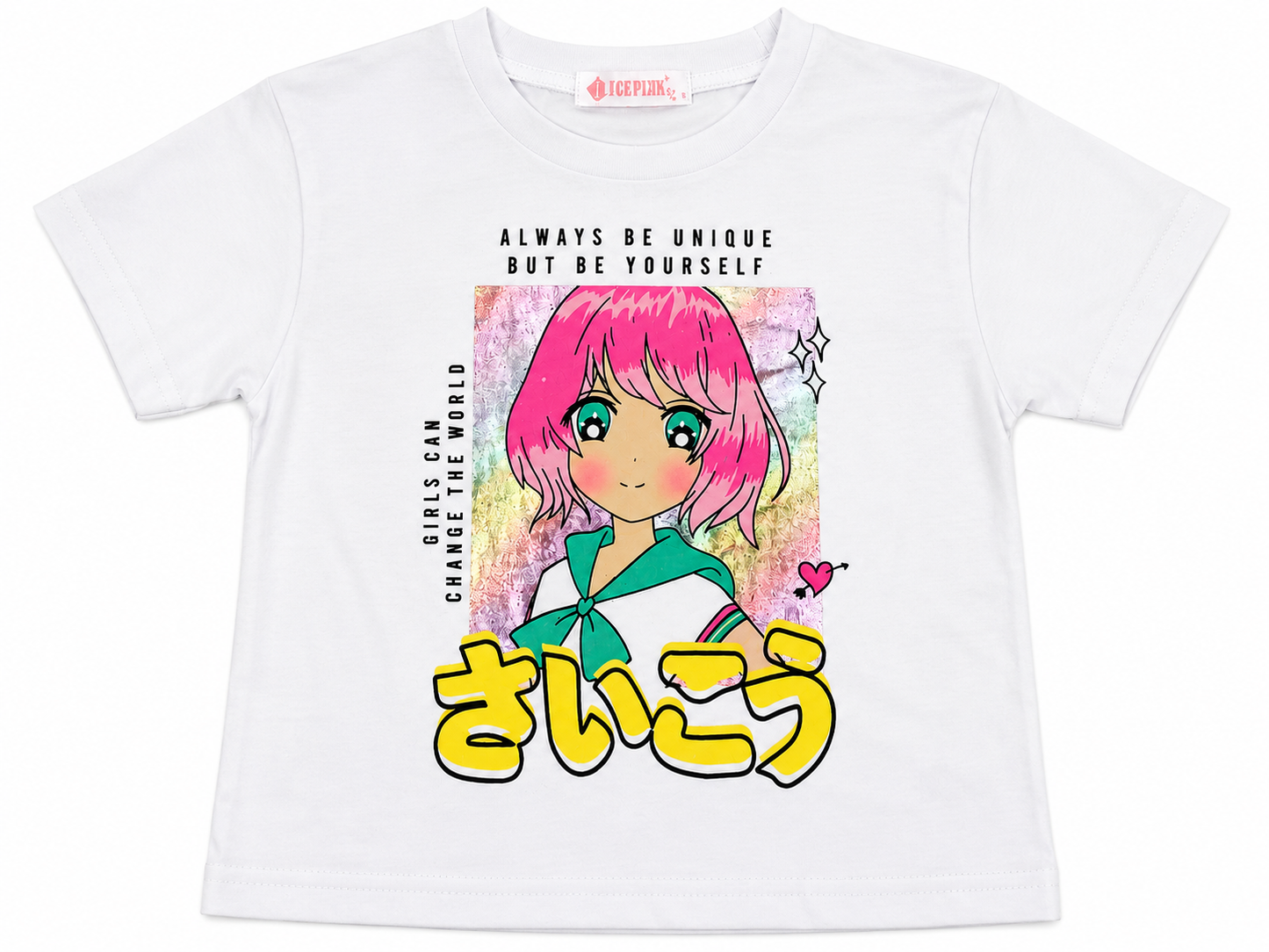 Blusa niña con estampado estilo anime