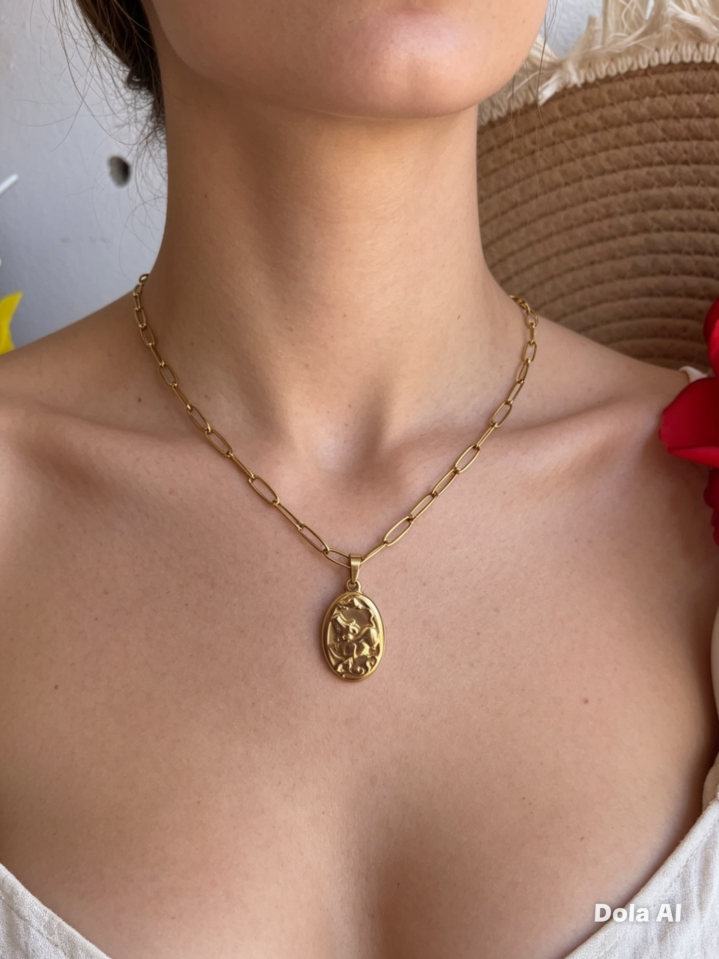 COLLAR ACCESORIO DAMA OVALADO